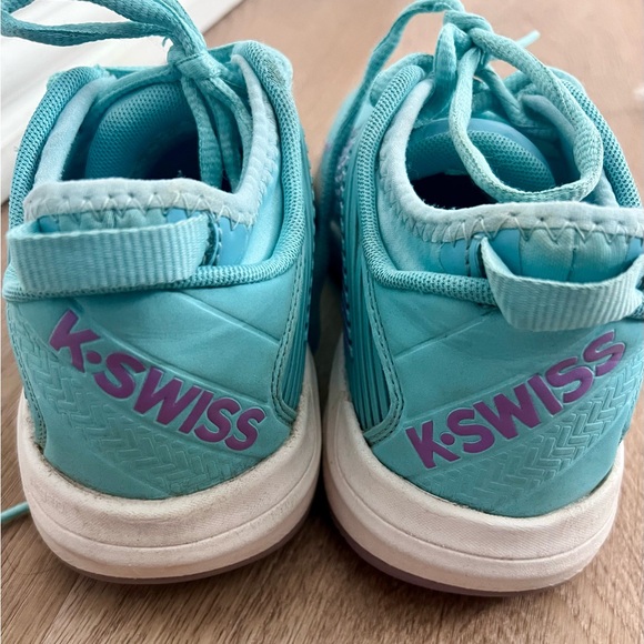K-Swiss Women's Hypercourt Teal & Purple Athletic Sneakers - Picture 5 of 16